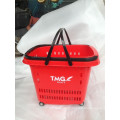 Hot sales shopping baskets for sale, plastic baskets with handles,shopping baskets with wheels